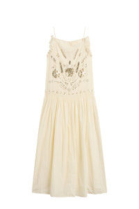 Robe Albertine coupe longue - White