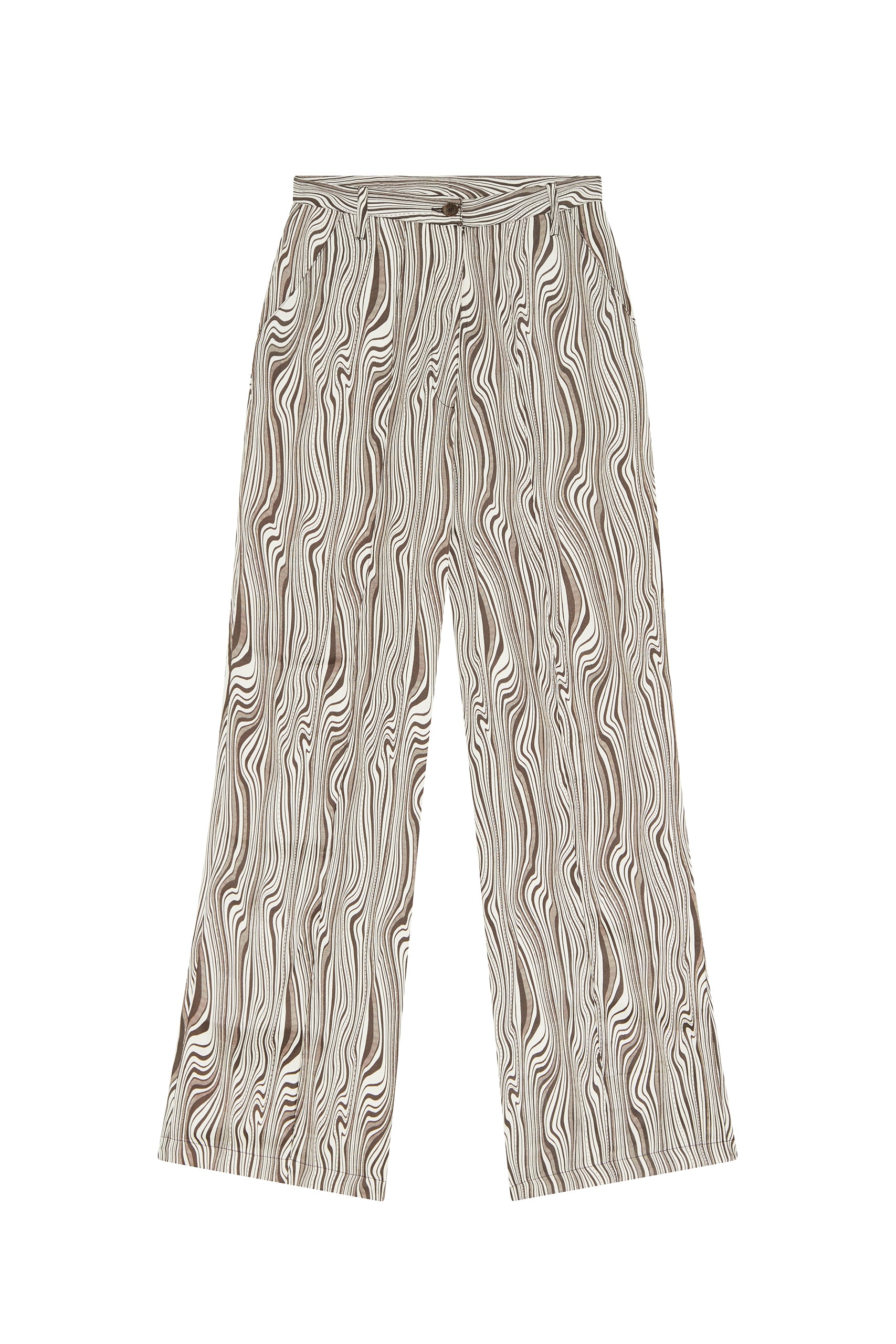 Pantalon Chacha coupe ample fluide - Brown