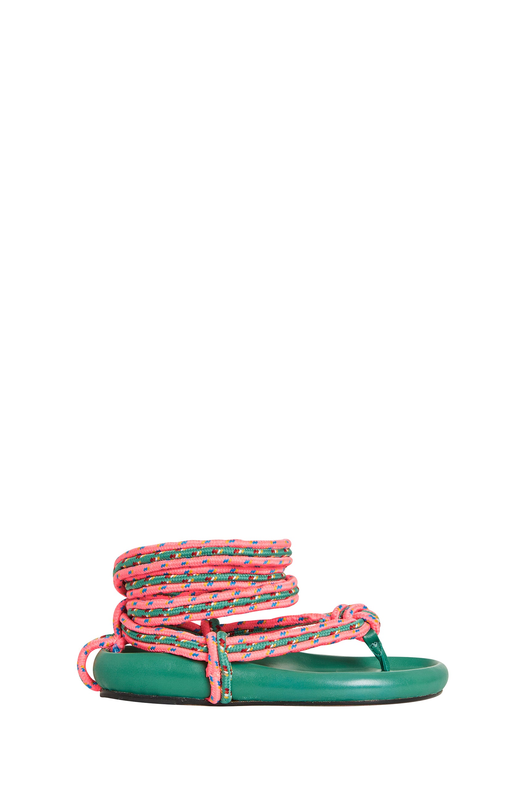 Sandales spartiates Milan Hills en cuir - Green