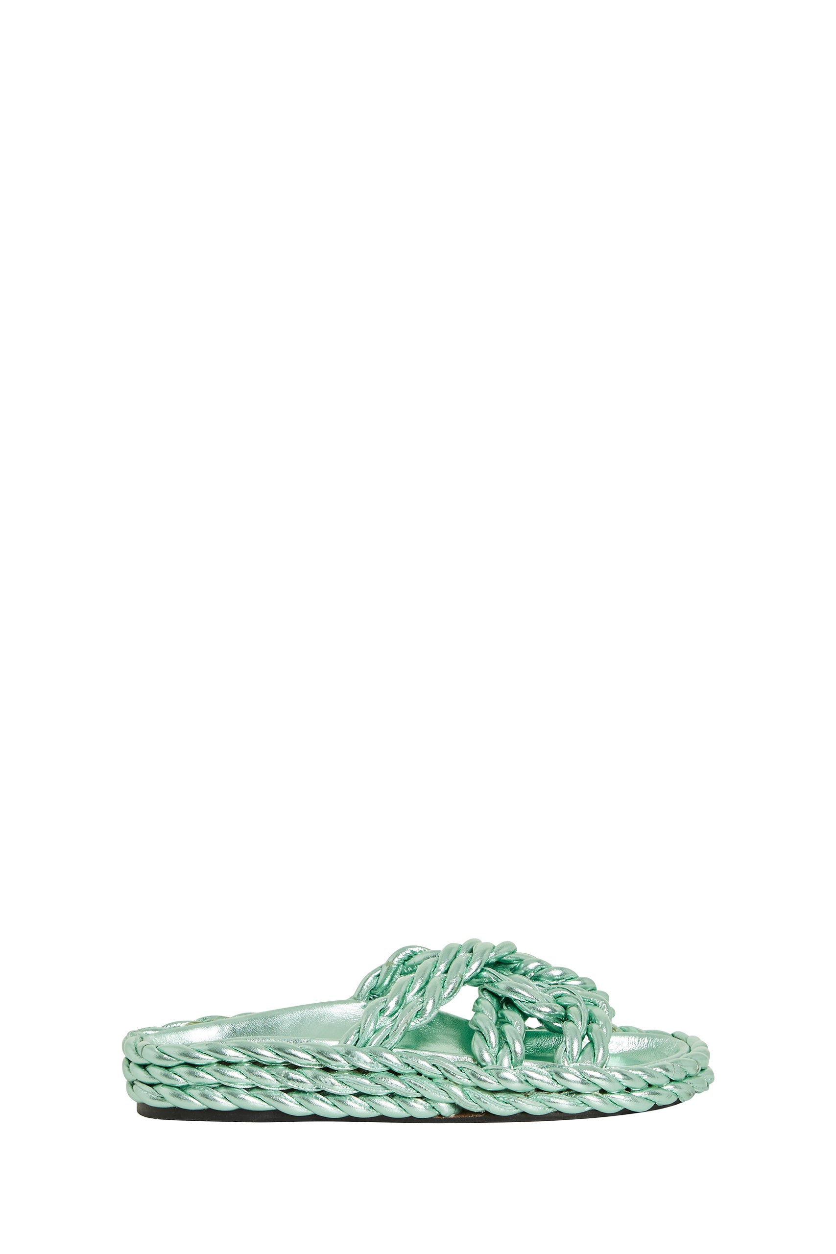 Sandales Milan Beach en cuir - Green