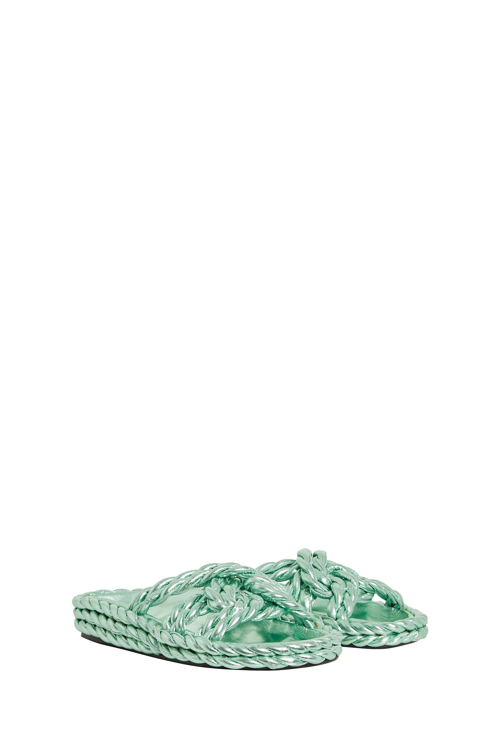Sandales Milan Beach en cuir - Green