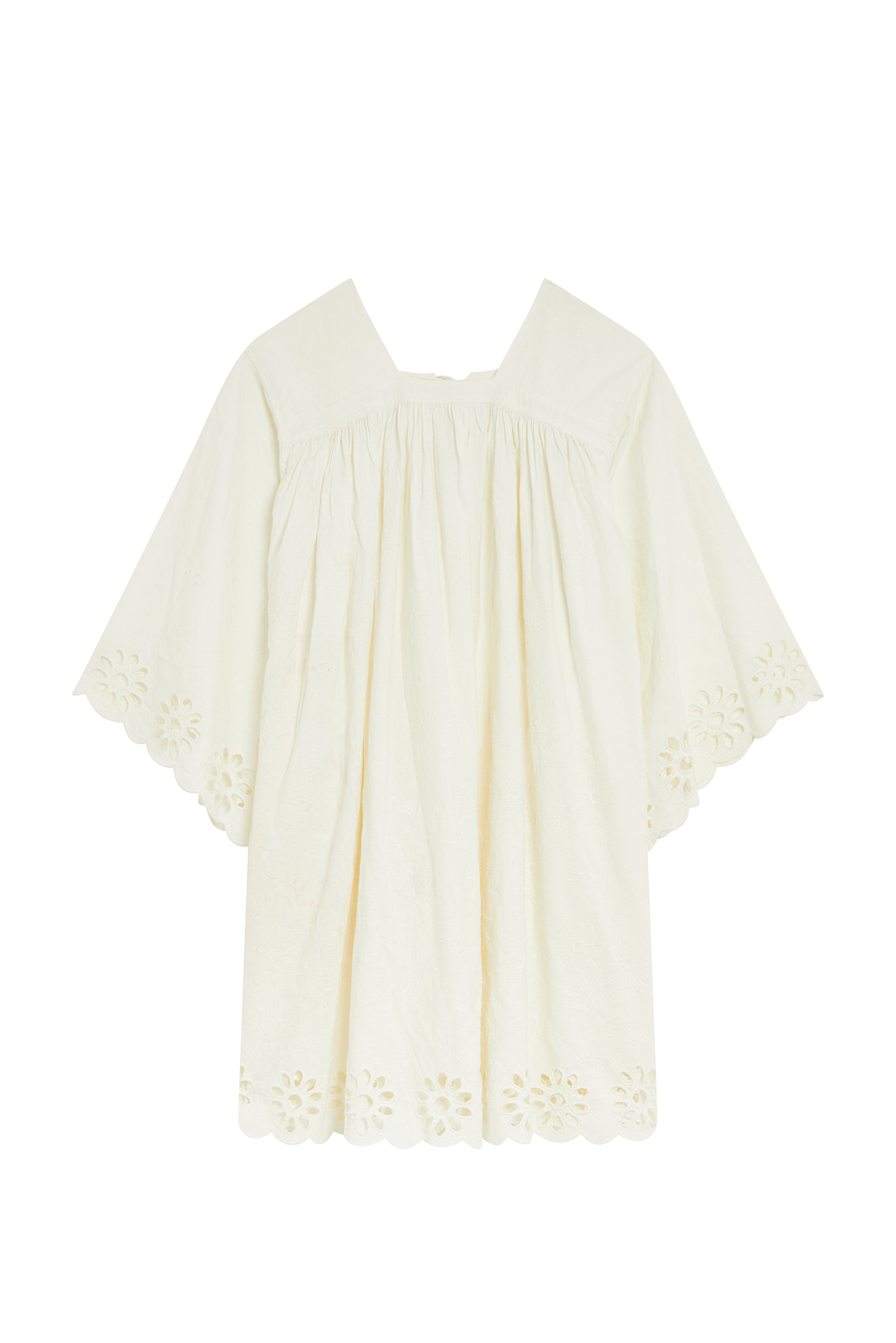 Robe Chianti à broderie anglaise - White