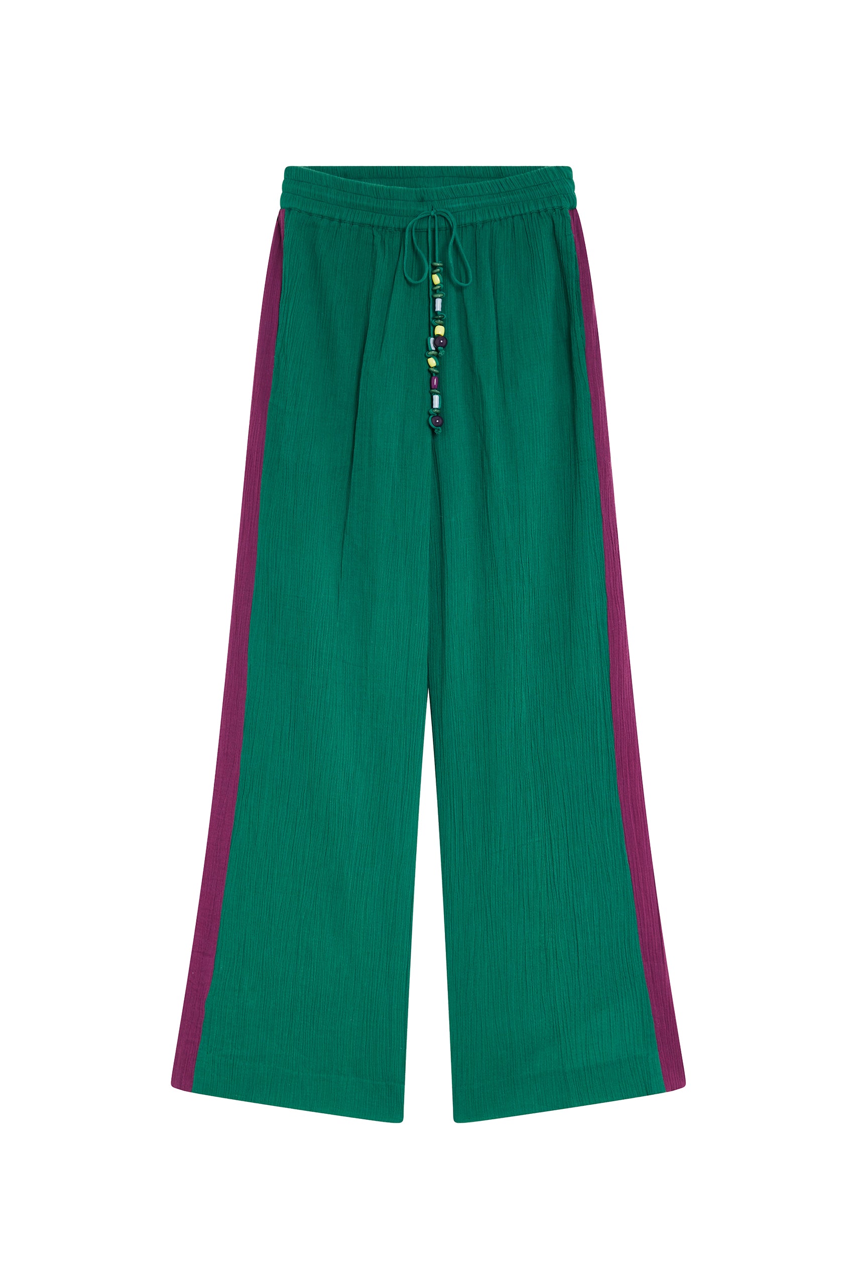 Pantalon Runner décontracté coupe droite - Green