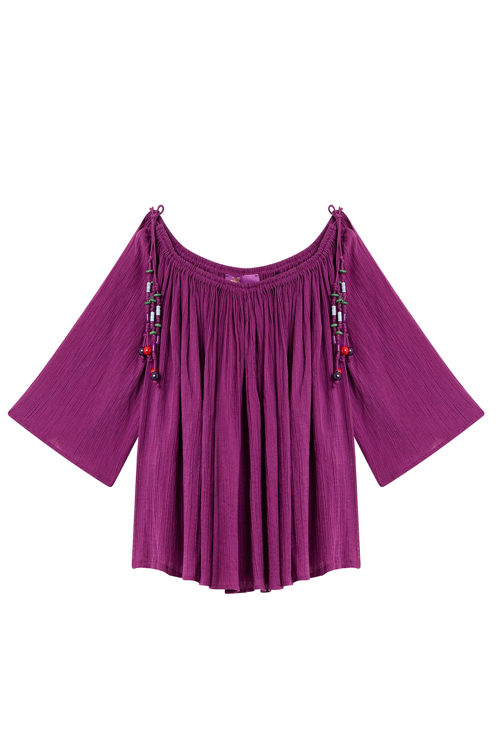 Blouse Martinique coupe ample - Purple