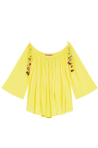 Blouse Martinique coupe ample - Yellow