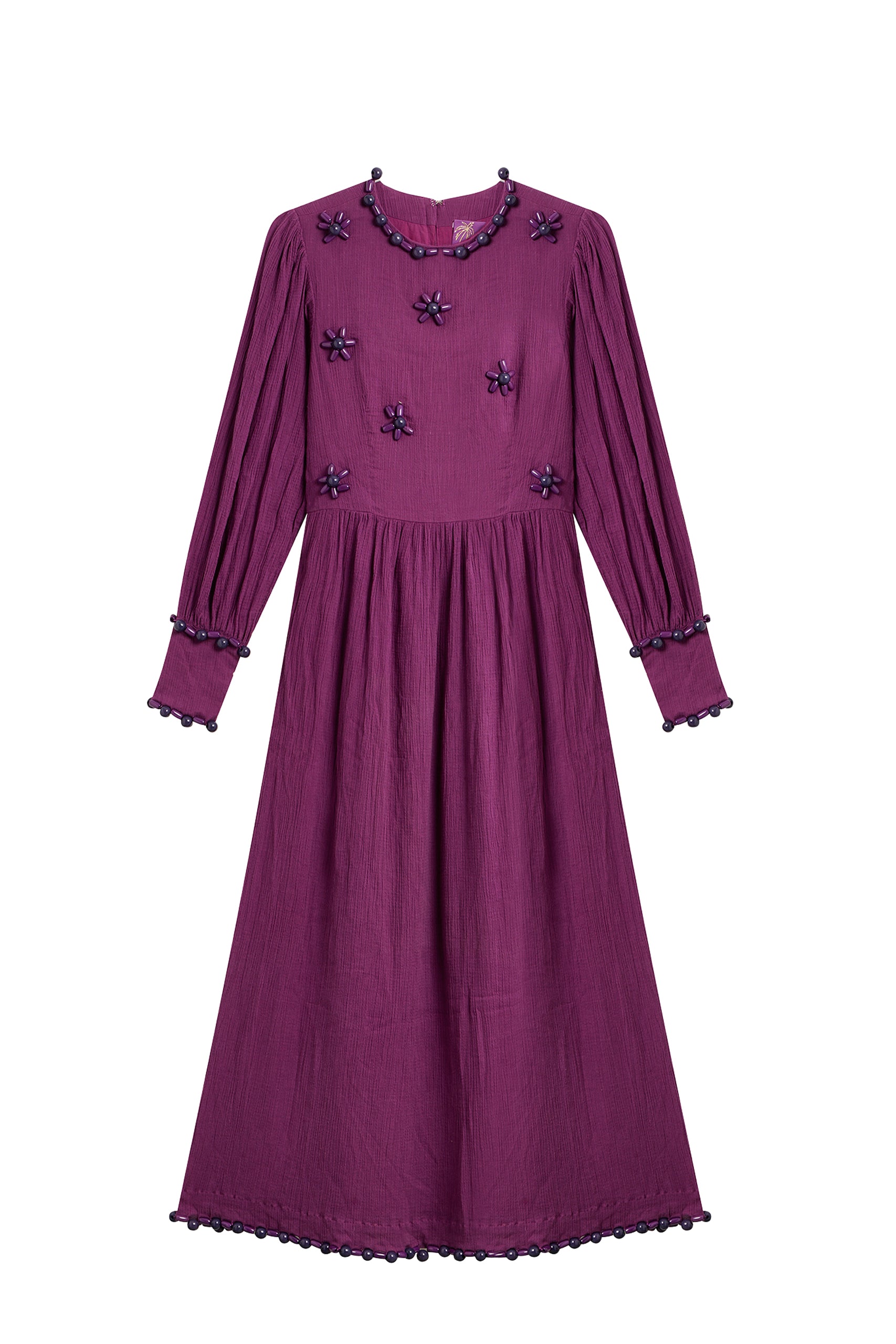 Robe Princess coupe longue et fluide - Purple