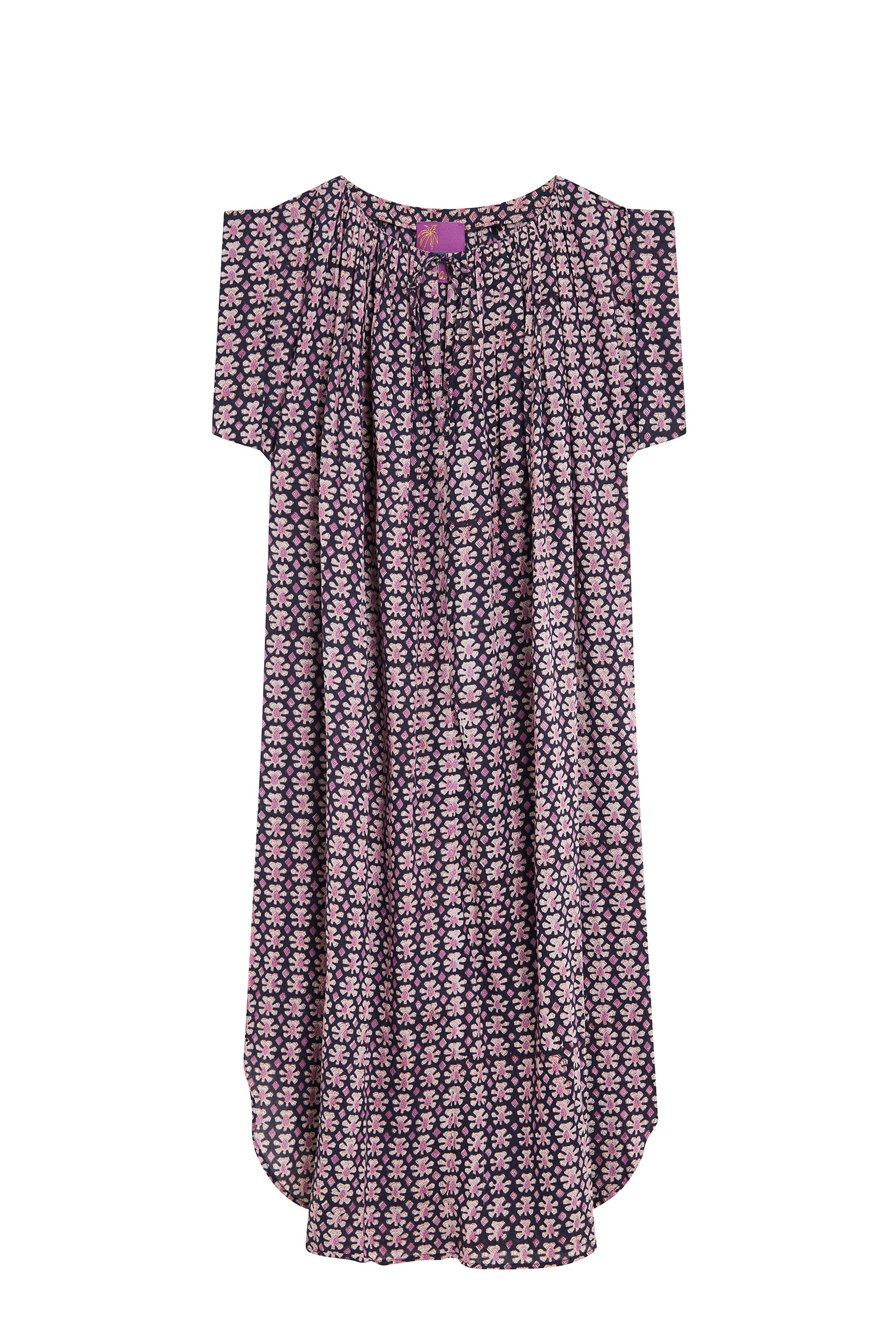 Robe longue Daff fluide - Darkpurple