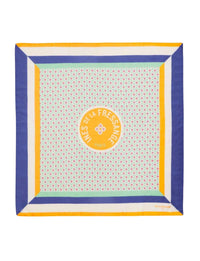 1qty RELIQUAT 50€ 21,7%  / Carré de soie Lewis en soie - Menton Lemon