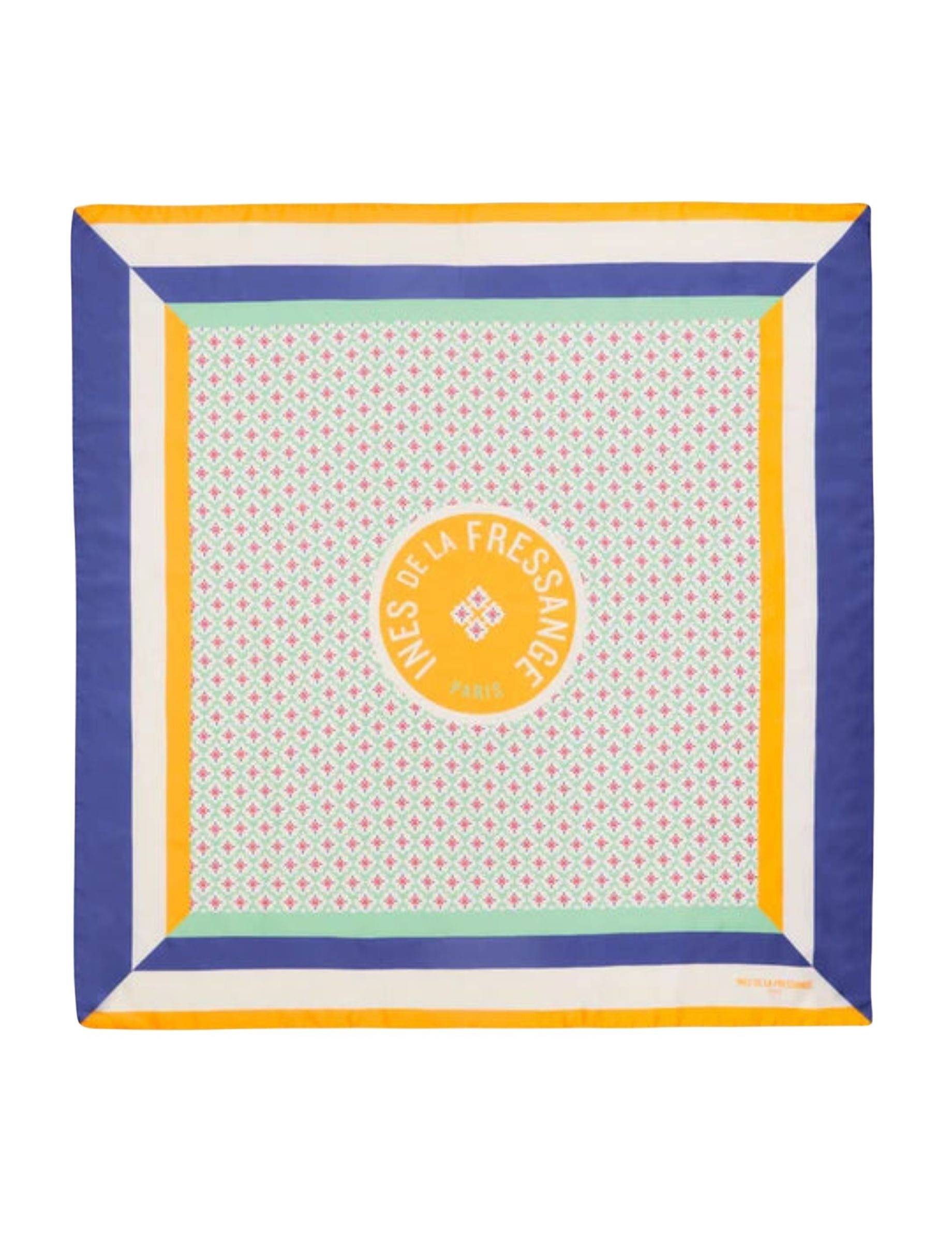 1qty RELIQUAT 50€ 21,7%  / Carré de soie Lewis en soie - Menton Lemon