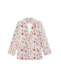 4qty RELIQUAT 180€ 62,5%  / Blazer droit Bruna - Ecru Multicolor