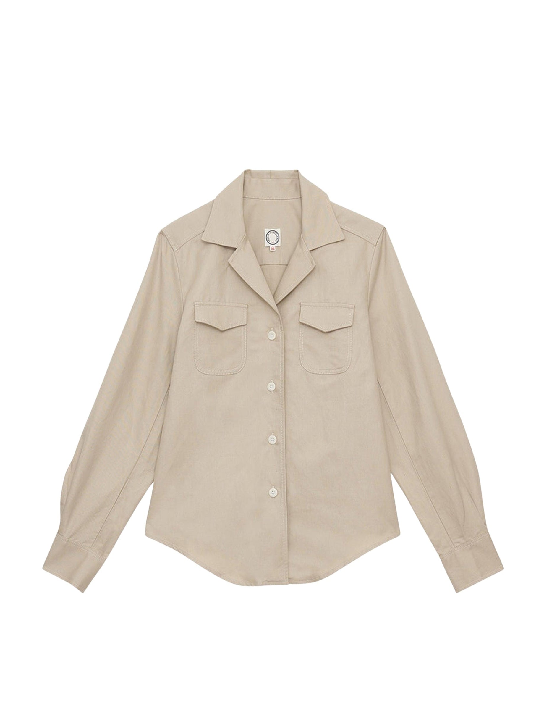 34qty RELIQUAT 80€ 0%  / Chemise droite Evana en lin - Beige