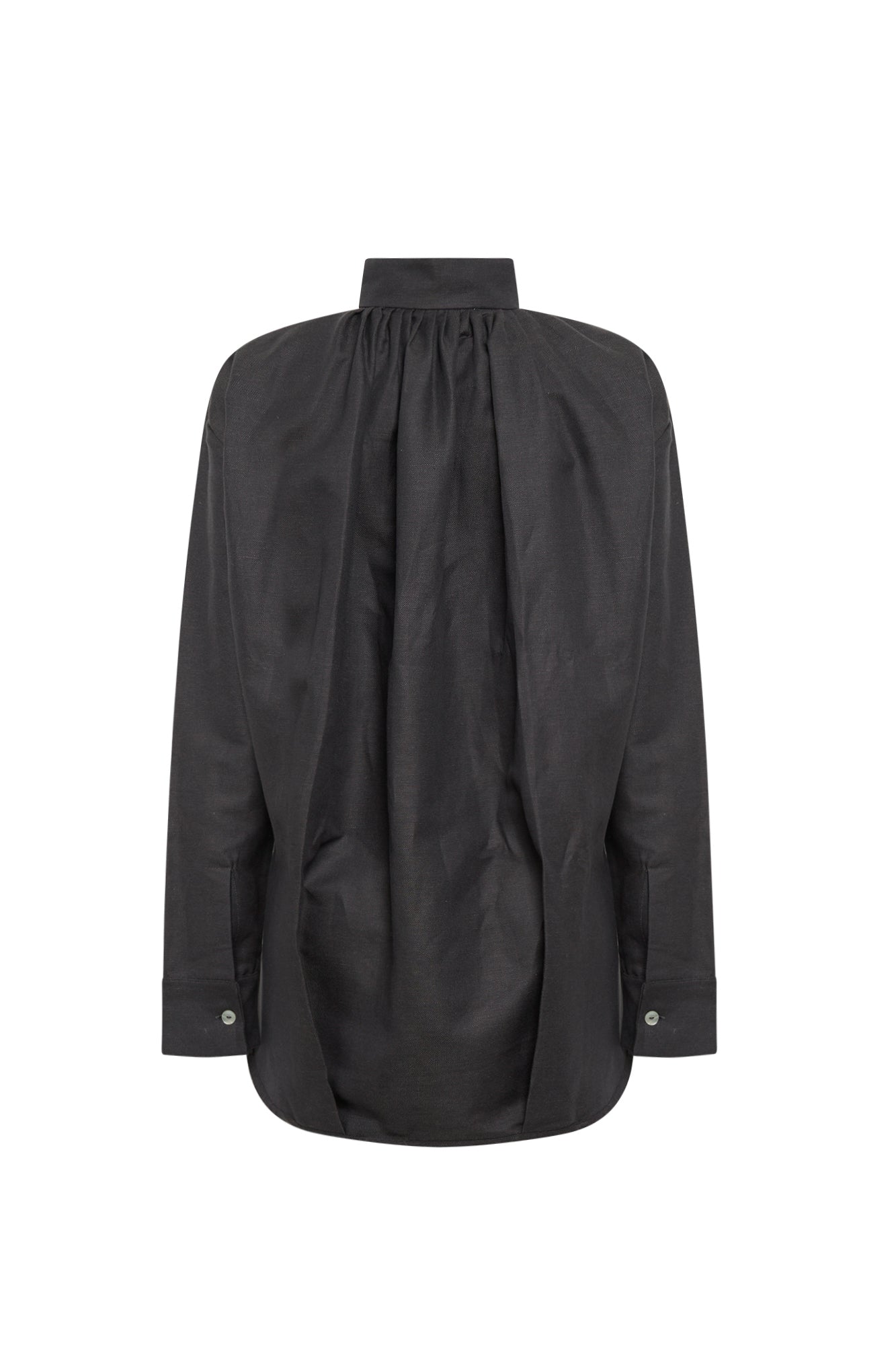 13qty RELIQUAT 75€ / BLACK ROBERT SHIRT Chemise à col montant
