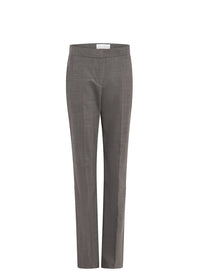 Pantalon fil a fil - Gris Moyen