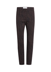 Pantalon imprime ikat - Grenat