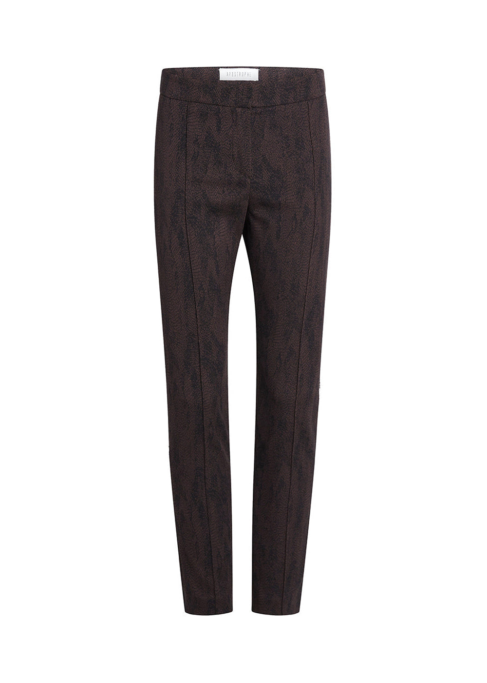 Pantalon imprime ikat - Grenat