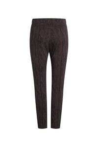 Pantalon imprime ikat - Grenat