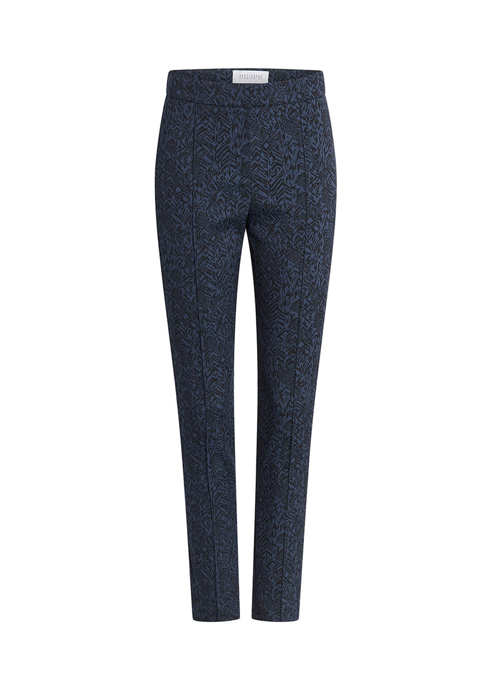 Pantalon imprime ikat - Marine