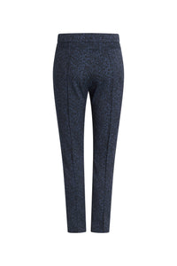 Pantalon imprime ikat - Marine