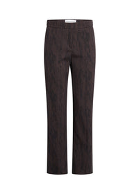 Pantalon imprime ikat - Grenat