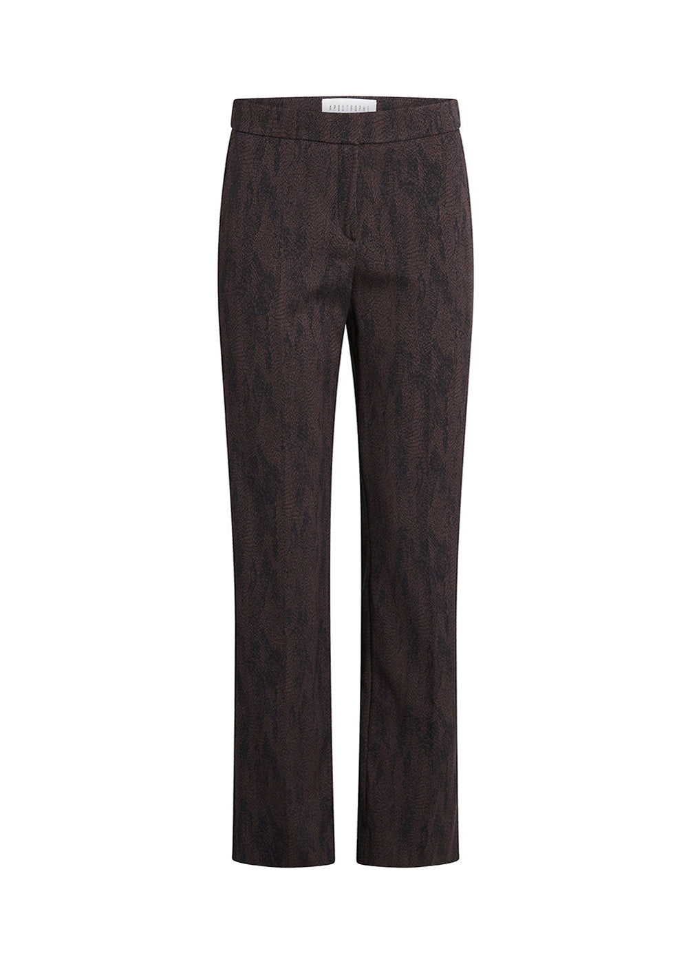 Pantalon imprime ikat - Grenat