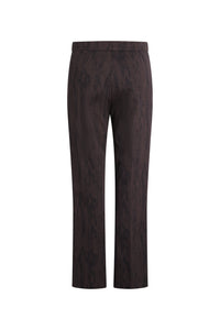 Pantalon imprime ikat - Grenat