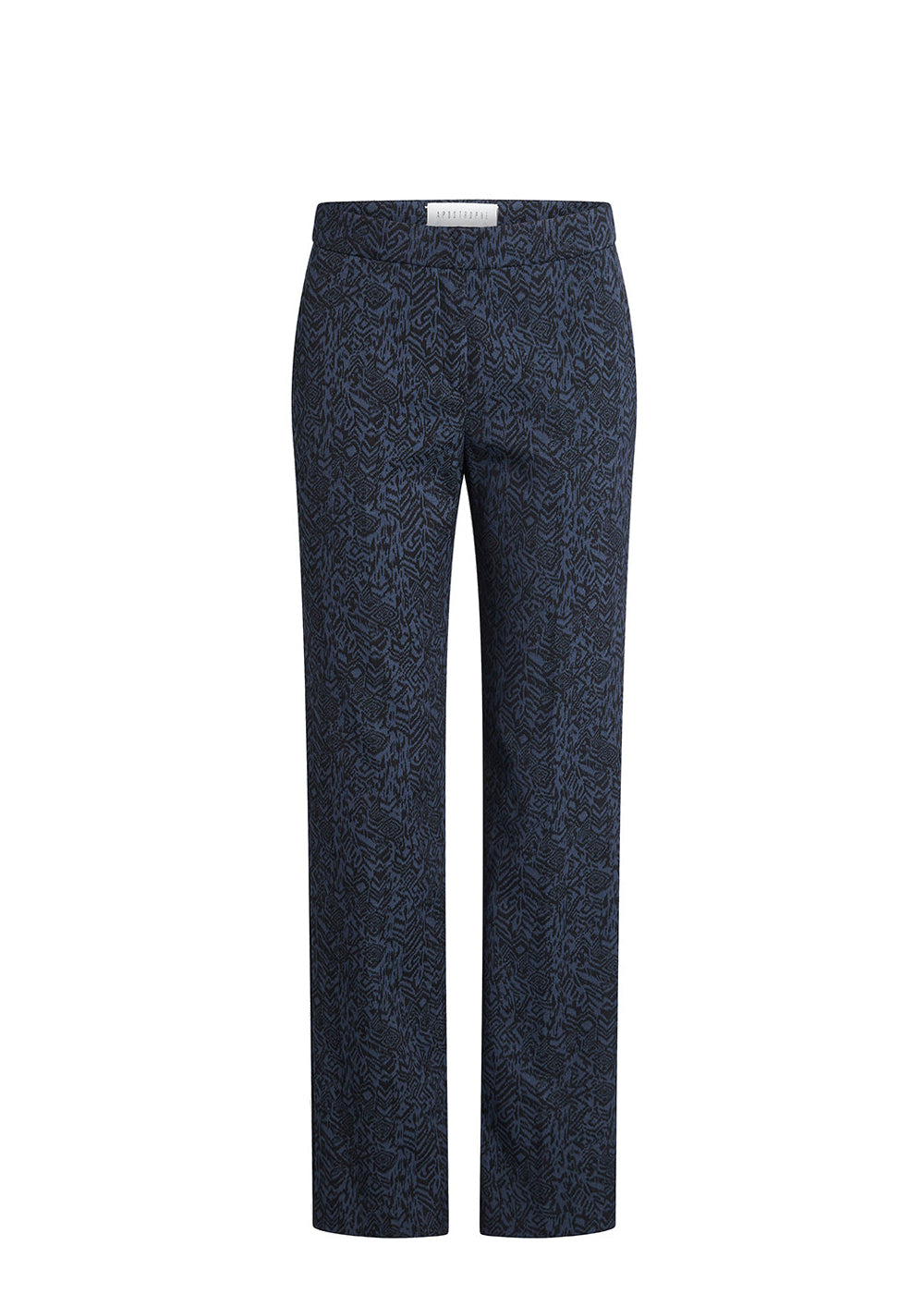 Pantalon imprime ikat - Marine