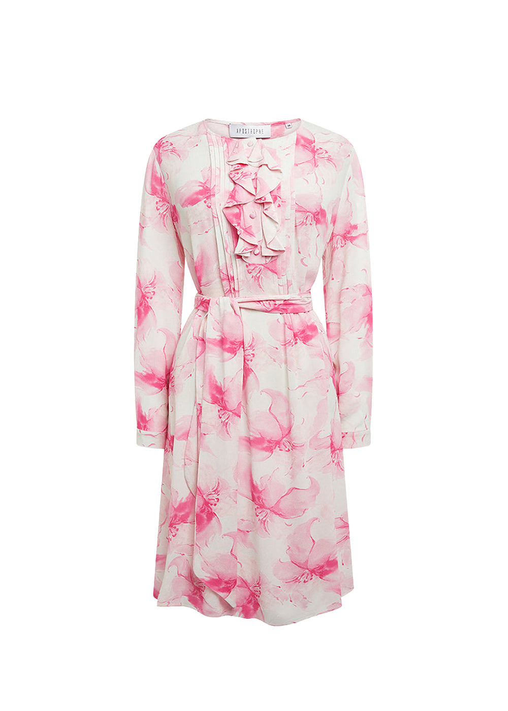 Robe à motif floral dégradé - Fushia