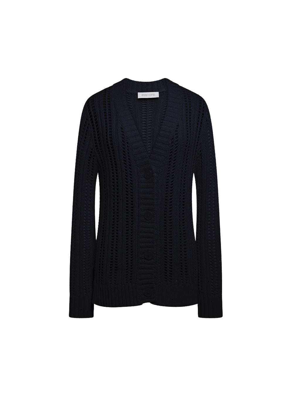 Cardigan court ajoure - Marine