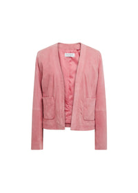 250veste en daim - Rose Moyen