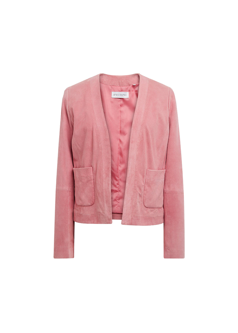 250veste en daim - Rose Moyen