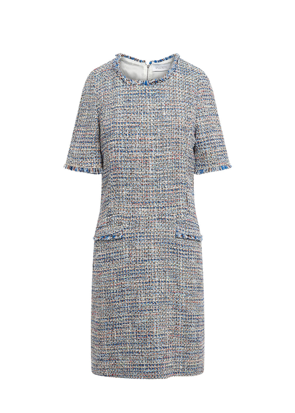Robe mc courte tweed - Multicolore