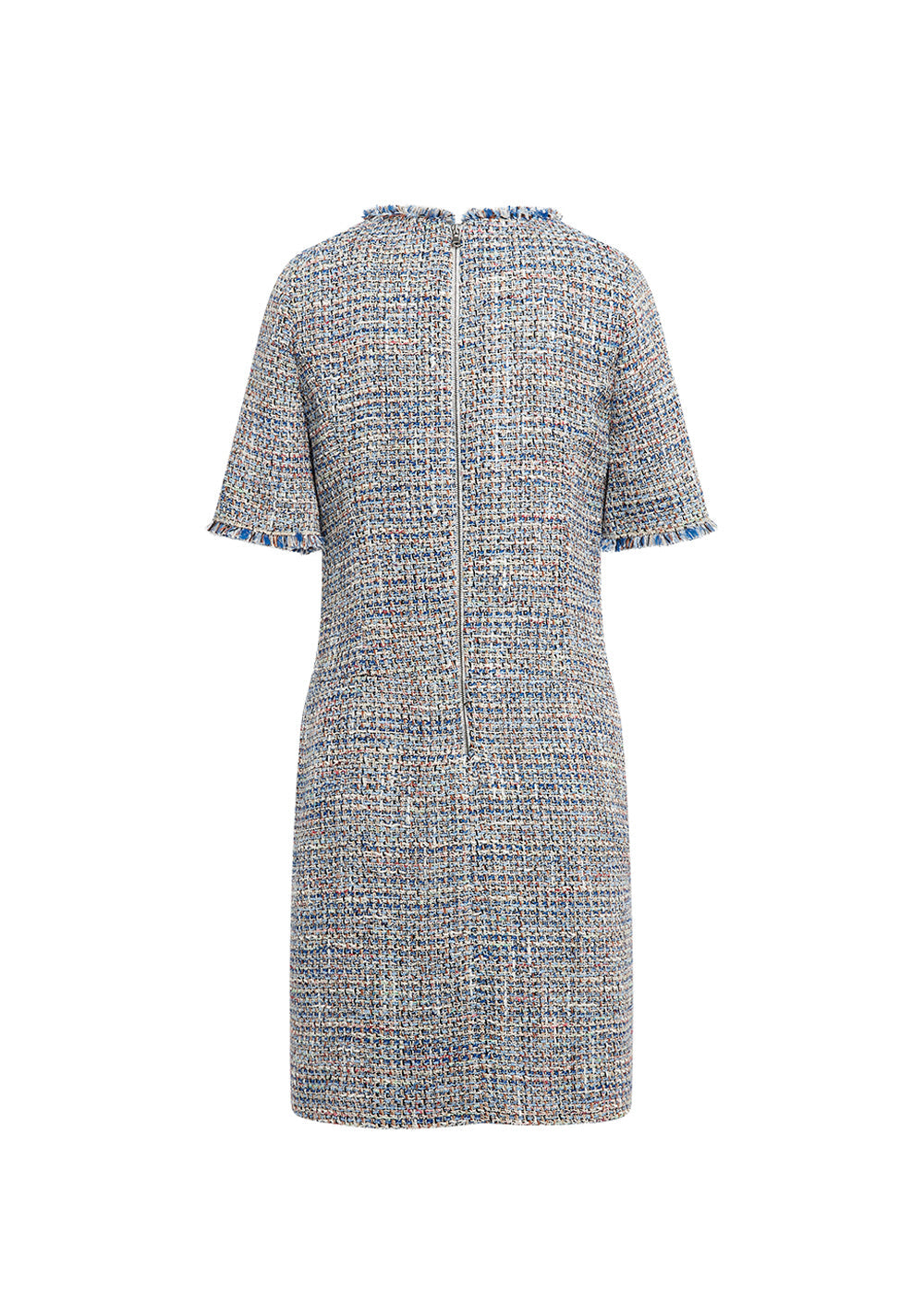 Robe mc courte tweed - Multicolore