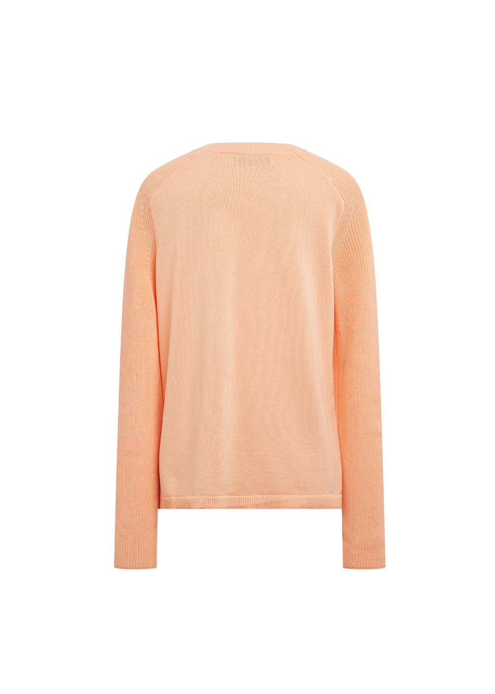 Pull manche raglan tie and dye - Orange Clair
