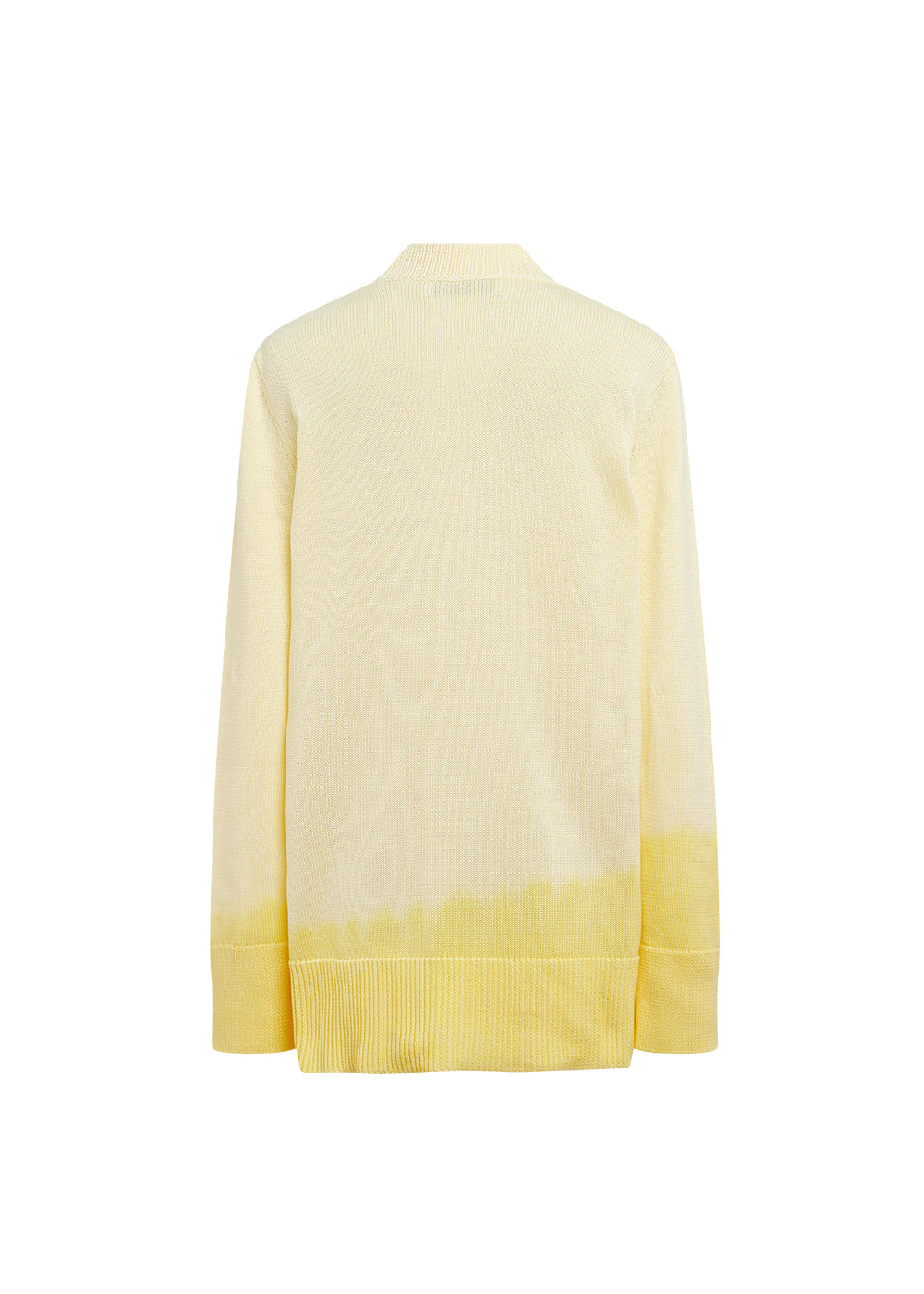 Cardigan tie and dye - Jaune Clair