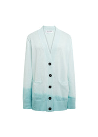 Cardigan tie and dye - Turquoise Pale