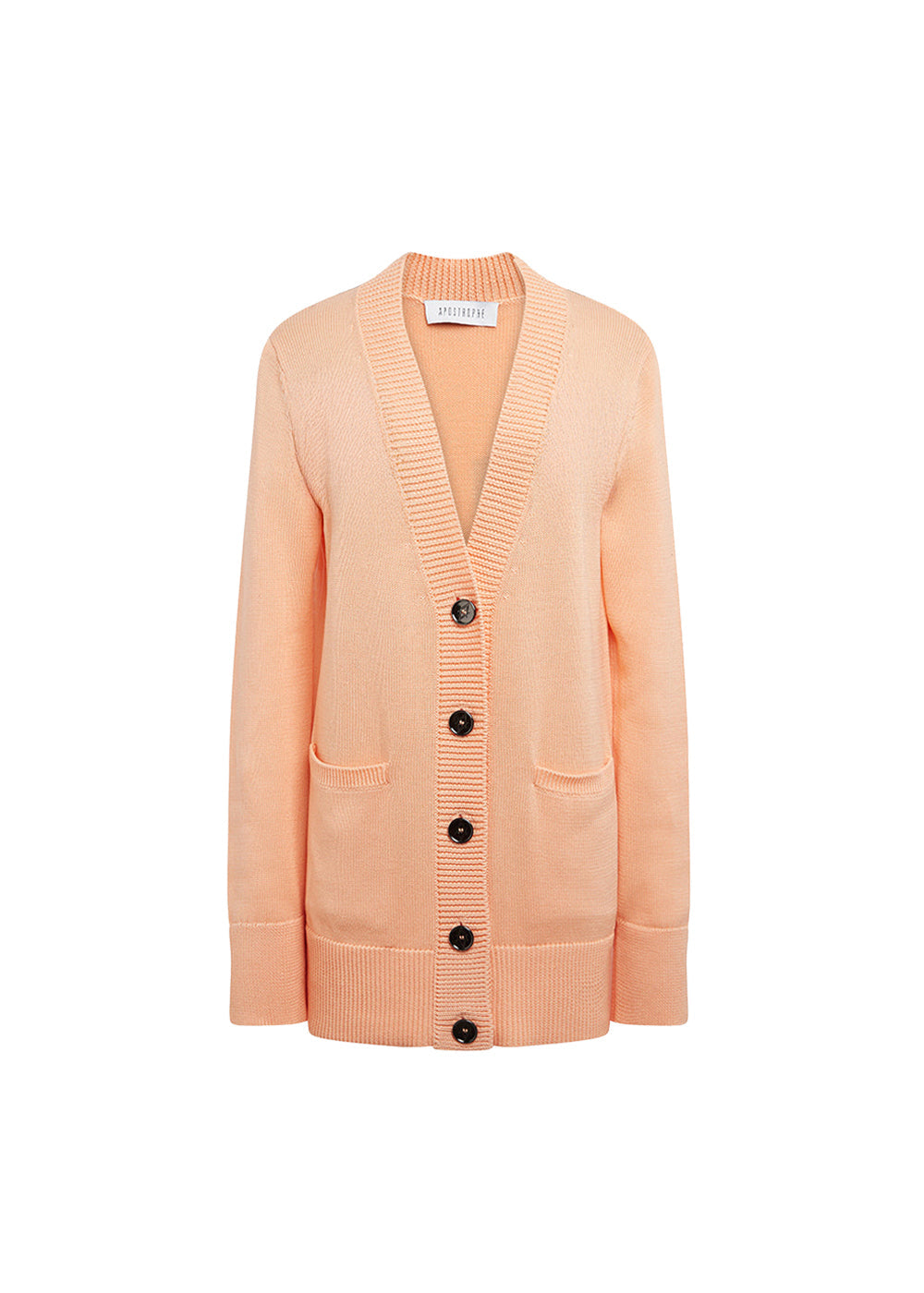 Cardigan tie and dye - Orange Clair