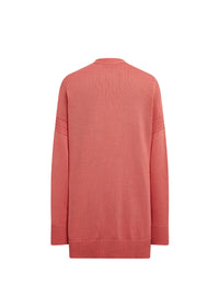 Cardigan coton uni - Orange Moyen
