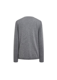 Pull col v - Gris Moyen