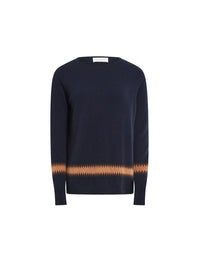 Pull col rond - Marine