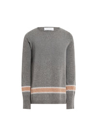 Pull col rond - Gris Moyen