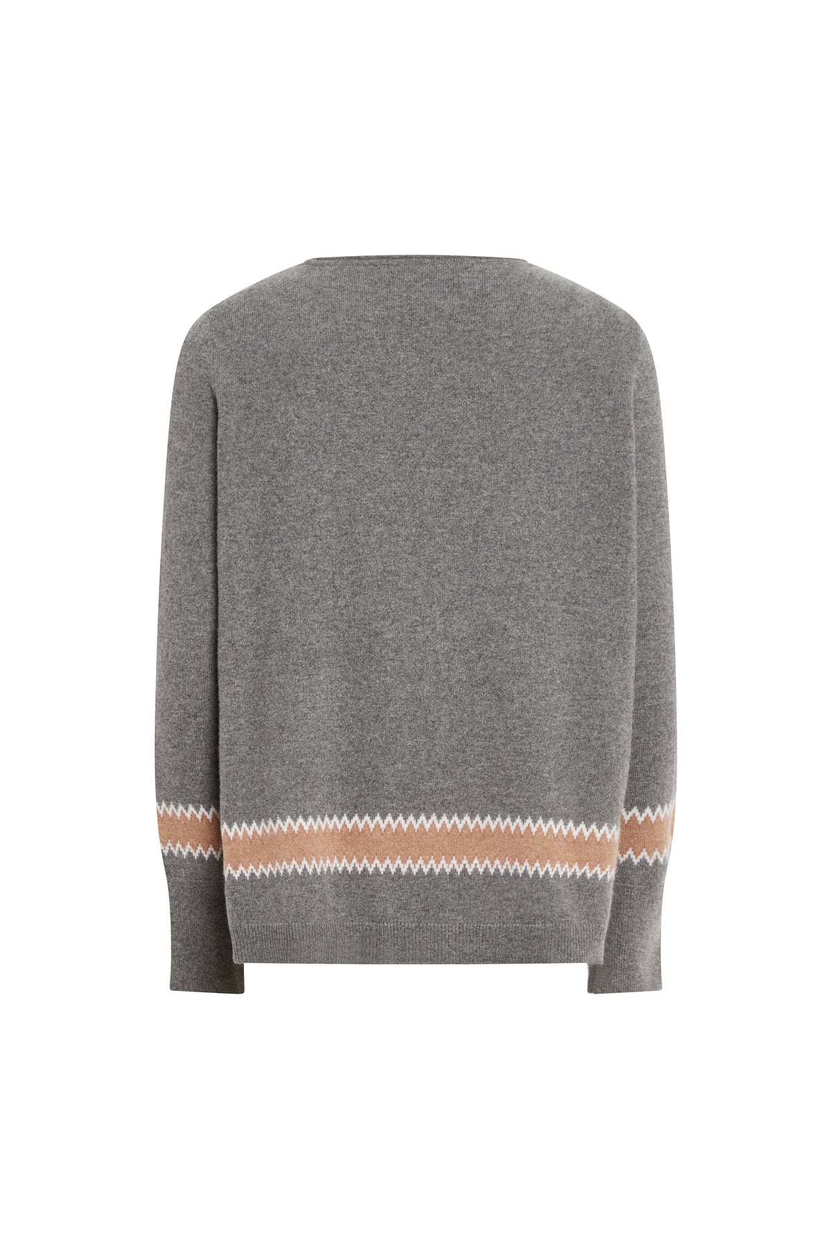Pull col rond - Gris Moyen