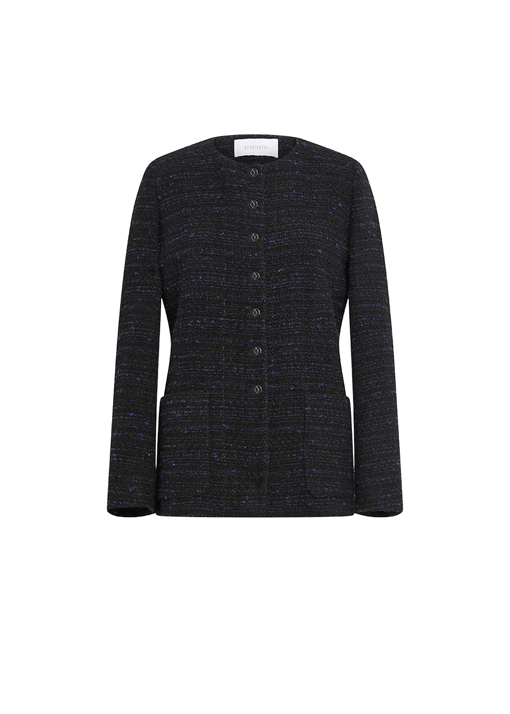 Monet button-up jacket with pockets - Blue