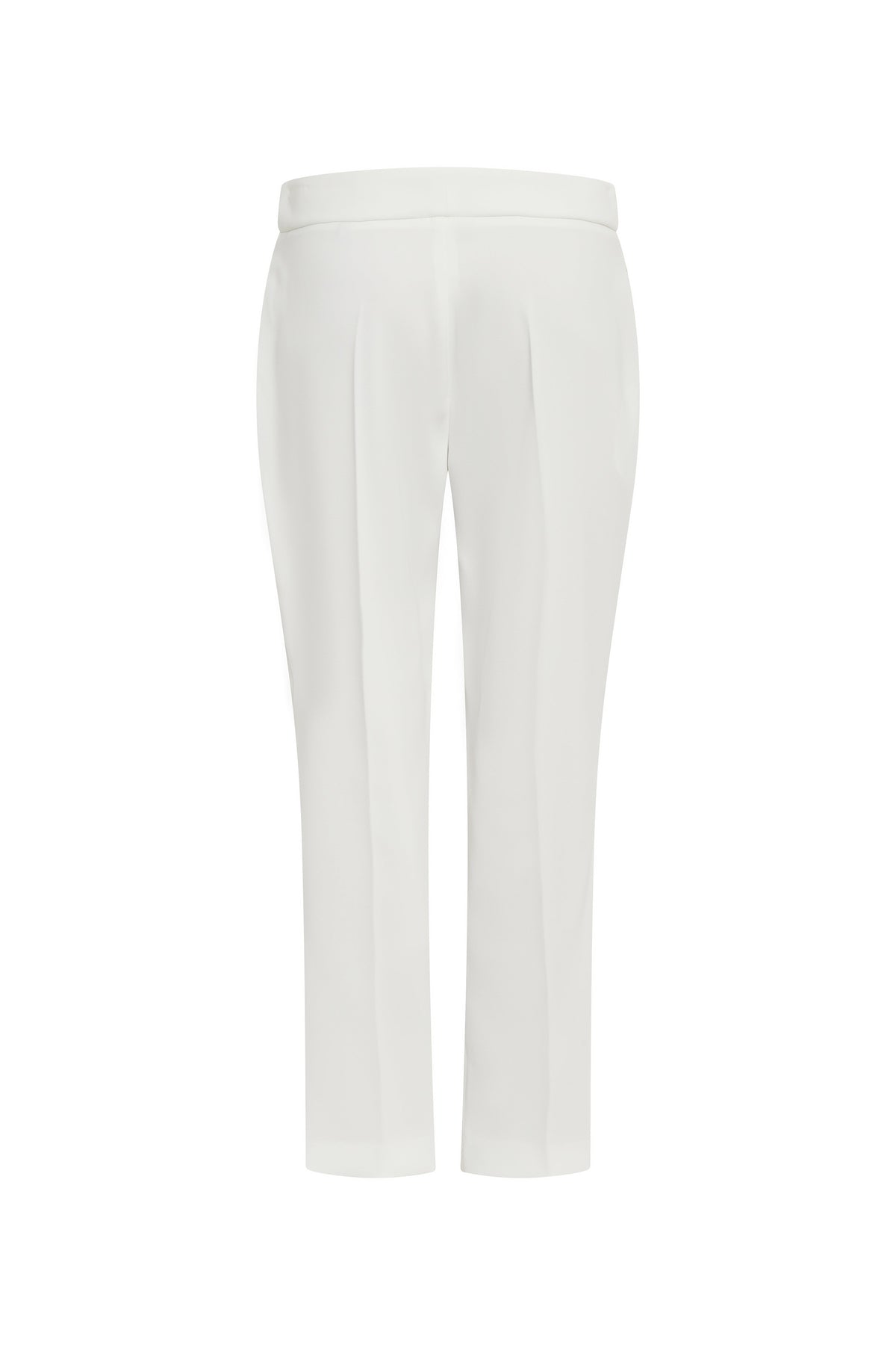 Pantalon polyester ceinture - Blanc Cassé
