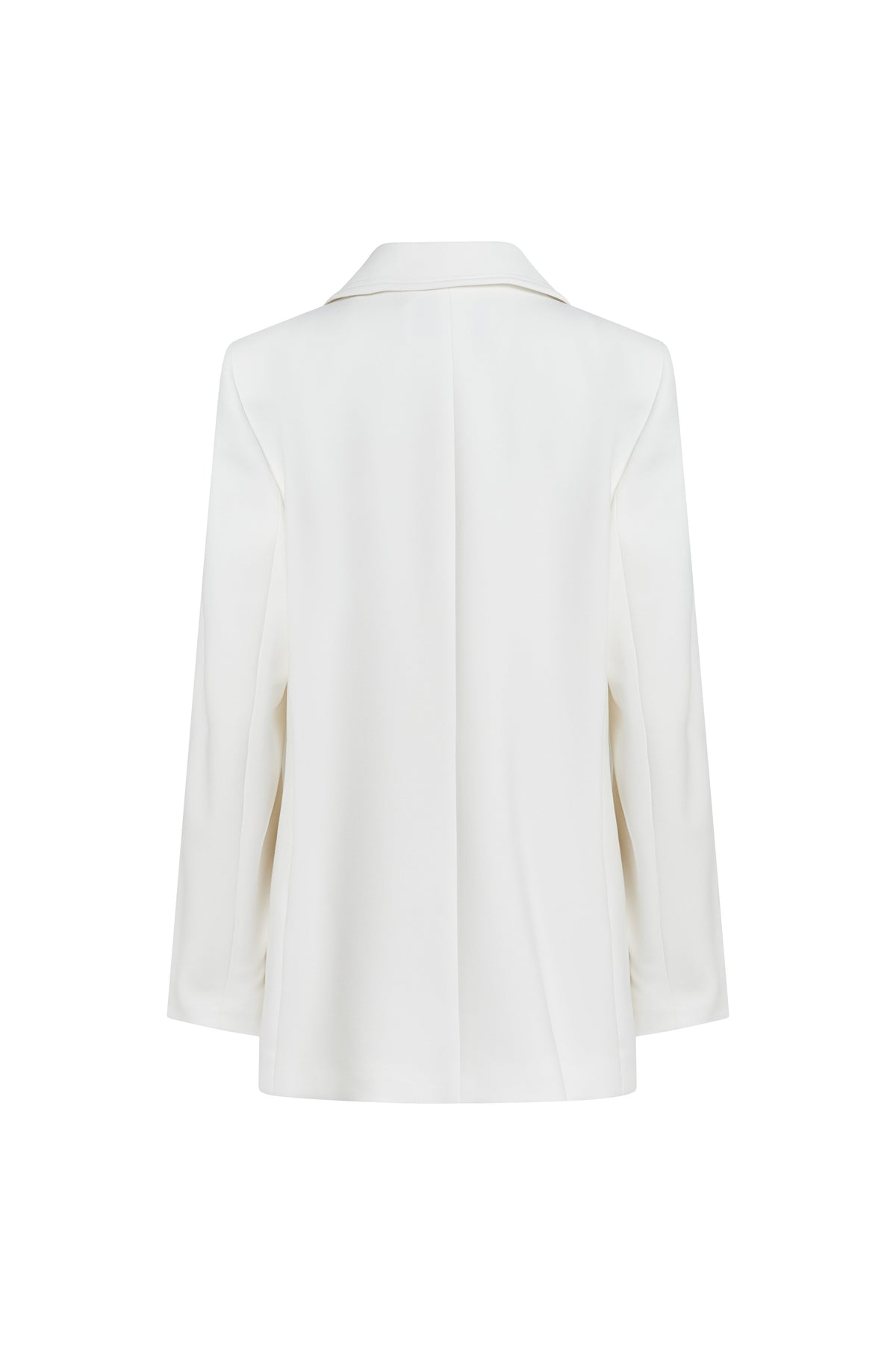 Veste longue facon caban - Blanc Cassé