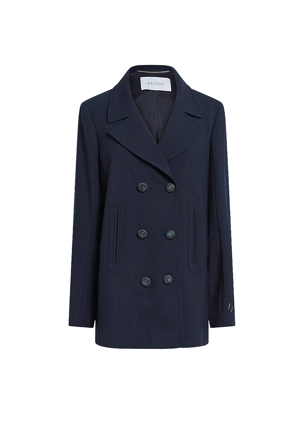 Long straight coat - Navy