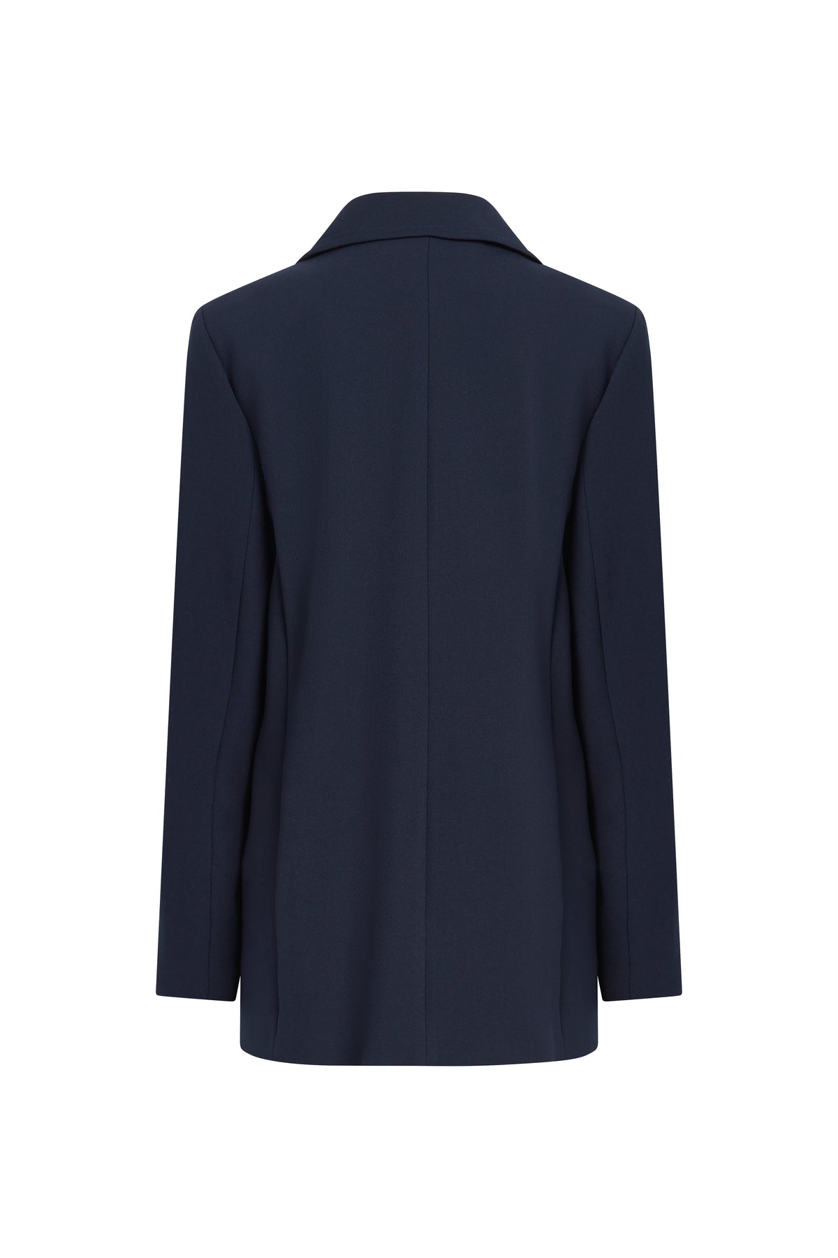 Veste longue facon caban - Marine
