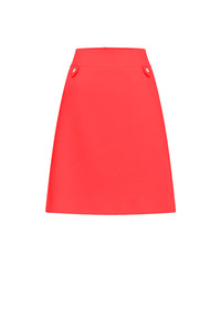 Jupe trapeze - Corail