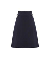 Jupe trapeze - Marine