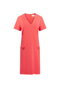Robe a manches courte - Corail