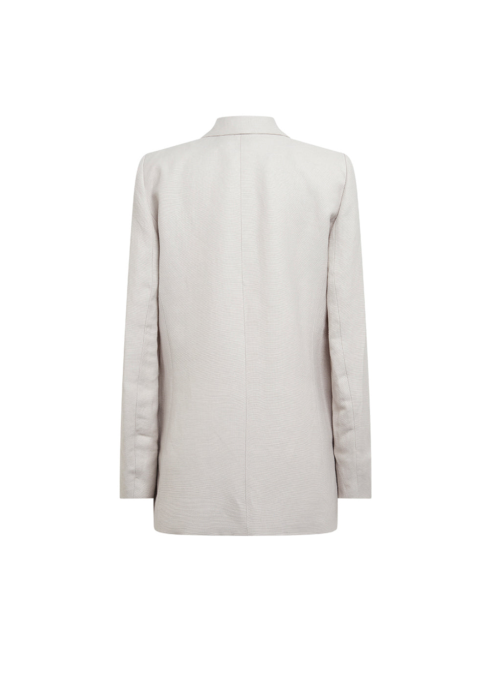 Veste blazer croise en lin - Ficelle